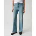 OPUS PANTS Weite Jeans MELLY MODERN mit Powerstretch Mid Rise Long, BCI Cotton, Zip-Fly 40 L32