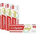 2x Doppelpackung Colgate Zahncreme Total Original / 4 x 75ml (2 x 2Stk) / Zahnpasta / Kariesschutz / Wirksam gegen Mundgeruch