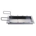 CHEFGASTRO Grillplatte Edelstahl einsetzbare Plancha für Broil King Signet | 30,8 x 38,3 x 4 cm für Gasgrills