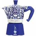 Italienische Kaffeemaschine Bialetti MOKA D&G BLU MEDIT. 3T Blau Aluminium 3 Kopper - Blau