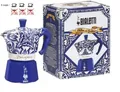 Bialetti Kaffeemaschine 3 Tassen Mediterranes Blau (By: D & G) Made IN Italy