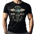 Herren T-Shirt zum 50. Geburtstag: Original seit 1975 Bester Jahrgang zur Perfektion gereift im Vintage Retro Style