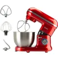 Bourgini Classic Kitchen Chef - Keukenmachine - Rood (1250 W, 4.50 l) (22.5050.00.00)