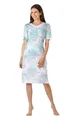 hajo Damen Nachthemd, Premium Cotton/Tencel Pastell-Multicol. 40/42