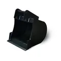 Tieflöffel Baggerschaufel Minibagger Baggerlöffel Aufnahme MS03 Breite 40cm