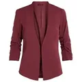 Vila Kurzblazer Her (1-tlg) Plain/ohne Details rot XS (34)