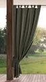 Eurofirany Outdoorvorhang GARDEN, wasserdichter Terrassenvorhang (1 St), Schlaufen, Lichtschutz, Polyester, für Pavillon, Pergola & Balkon, wetterfest, UV-Schutz