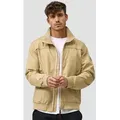 Indicode Sommerjacke Herren Ivano Übergangsjacke Herrenjacke mit Kragen & Reißverschluss gelb M (46)