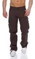 Big Seven Brian Cargo Hose Comfort Fit Herren Jeans, Farbe:Braun (Wren), Hosengröße:W44/L32