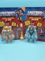 Masters Of The Universe Skeletor und He Man Deluxe Battle Armor Neu OVP