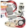 CLOUVOU MasterSeat Bürostuhl Ergonomisch [TESTSIEGER] Schreibtischstuhl 100% individuell einstellbar | Büro Stuhl & Gaming Stuhl | Computerstuhl Home Office Chair Ergonomic | Drehstuhl 150 kg