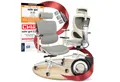 CLOUVOU Bürostuhl Ergonomisch, Schreibtischstuhl bis 150 kg - Testsieger (MasterSeat - Chefsessel für Arbeitszimmer, 4D Gaming Armlehnen), Blade Wheels, Homeoffice, Gaming Stuhl, Drehstuhl