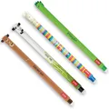 LEGAMI 4er Set Gel Stifte Schreiber DINO TEDDY BÄR PANDA LAMA löschbar radierbar