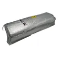 VOUNOT Isolierfolie Dämmfolie 10m x 60cm x 3mm, Doppelte Alu-Luftpolsterfolie He