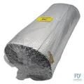 VOUNOT Isolierfolie Dämmfolie 10m x 60cm x 3mm, Doppelte Alu-Luftpolsterfolie He