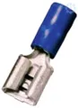 Intercable 180895 Flachsteckhülse Steckbreite: 6.30mm Steckdicke: 0.80mm Teilisoliert Blau