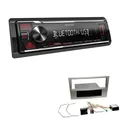 Kenwood Autoradio Bluetooth USB für Opel Astra H Twin Top satin stone mit Canbus