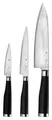 WMF Yari Messer-Set Santokumesser Allzweckmesser 3-teilig Spezialklingenstahl