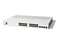 Cisco Catalyst 1200-24P-4G - Switch - L3 - Smart - 24 x 10/100/1000Base-T + 4 x 10 Gigabit SFP+ - an Rack montierbar - PoE+ (195 W)