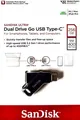 SanDisk Ultra Dual Drive Go 256GB USB 3.2 USB-A USB-C 256 GB schwarz 400 MB/s