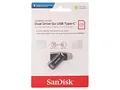 SDDDC3-256G-G46 Pendrive USB 3.1 256GB R: 150MB/s DUAL DRIVE GO schwarz SANDISK