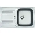 Franke Küchen-Spüle Euroform EFX 614-78 (101.0024.026) - Edelstahl - Silber