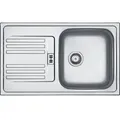Franke Euroform EFX 614-78 - Einbauspüle mit 5 Jahre Garantie, Edelstahl, 101.0024.026, ca. 78 x 47,5 cm