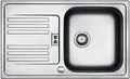 FRANKE Spüle EUROFORM EFX 614-78 Edelstahl glatt mit Drehexcenterventil / Aus...