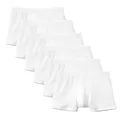 CALIDA Herren Boxershorts, 6er Pack - Natural Benefit, Elastikbund, Single Jersey Weiß XXL (58/60)