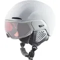 Alpina Alto QV Visier Skihelm Snowboardhelm white matt A9237 : 51 - 55 cm Grösse - Helme: 51 - 55 cm - Weiß