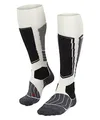 FALKE Damen Skisocken SK1 Comfort W Kh Wolle Funktionsmaterial warm dick 1 Paar, Weiß Off-White 2040, 41-42