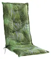 GO-DE Gartenstuhlauflage Sesselauflage Polsterauflage für Hochlehner 50 x 120 cm