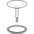 Geberit Ventilstopfen zu PushControl, chrom, 1 Stk.