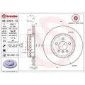 2x Bremsscheibe BREMBO 09.C401.13 passend für BMW