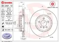 2x BREMBO 09.C401.13 Bremsscheibe
