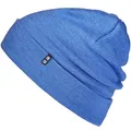 Enter the Complex® Merino Mütze Herren, Beanie Damen, 100% Merino Wolle, Warm und Dünn, Zweilagige Strickmütze, Blau