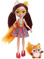 Enchantimals Mattel DVH89 - Fuchsmädchen Felicity Fox, Puppe
