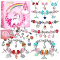 Kreatives Schmuck Bastelset Mädchen Einhorn Armbänder Ketten Schmuck selber m...