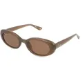 Ray-Ban RAY BAN RB4441D Unisex-Sonnenbrille Vollrand Quadratisch Kunststoff-Gestell, braun