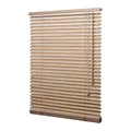 Ventanara® Holzjalousie 35mm Eiche weiß lasiert Holz Jalousie Jalousette Echtholz 40 x 130 cm