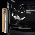 3M 2080 Car Wrapping Folie 30x152cm Selbstklebende Autofolie für Auto Motorrad Boot 3D Lackschutzfolie mit Luftkanälen zum Folieren (HG12 High Gloss Black)