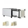 VEVOR Elektrischer Pommes Frites Schneider Kartoffelschneider mit 1/2-Zoll- und 3/8-Zoll-Klingen Edelstahl, Kartoffelschneider und Zerkleinerer mit