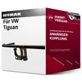 Für VW Tiguan Typ AD1 (Auto Hak) Anhängerkupplung horizontal abnehmbar neu