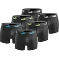 PUMA Boxershorts Puma 6er Pack Herren Basic Limited Edition bunt L