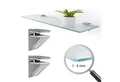 Tulup Weinregal Badezimmer Glasablage Matt Glasregal Bad Milchglas