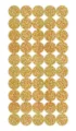 Sticker Kreise gold