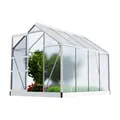 GARMIO Gewächshaus NEAPEL Aluminium Gartenhaus Frühbeet 250x190cm