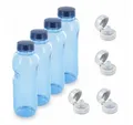Greiner Trinkflasche, 4x Kavodrink Tritan 1 L + Flip Top