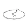 PANDORA Armband Slider Tennis 599375C01-2 silber