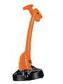 Black+Decker 350 W Rasentrimmer, 25 cm Schnittbreite, Zweihand-Ausführung, Fadenverlängerung per Auftipp-Automatik, 1 Stück, GL360